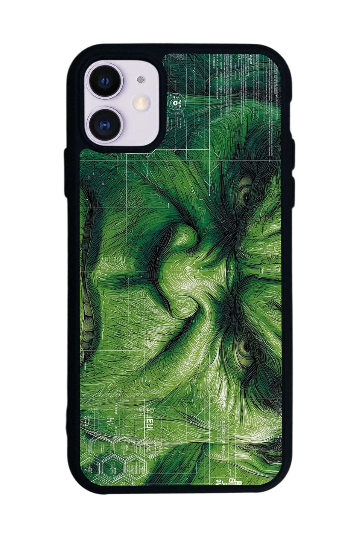 iPhone 11 Uyumlu Hulk Tasarımlı Glossy Premium Kılıf