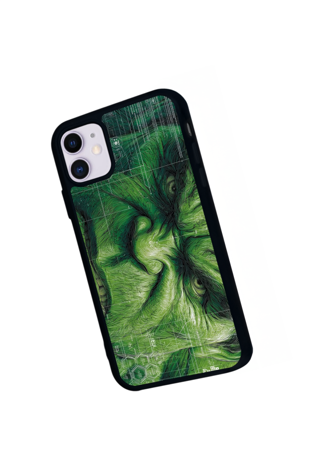 iPhone 11 Uyumlu Hulk Tasarımlı Glossy Premium Kılıf