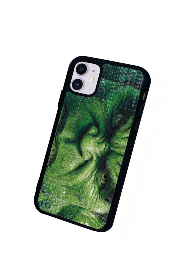 iPhone 11 Uyumlu Hulk Tasarımlı Glossy Premium Kılıf
