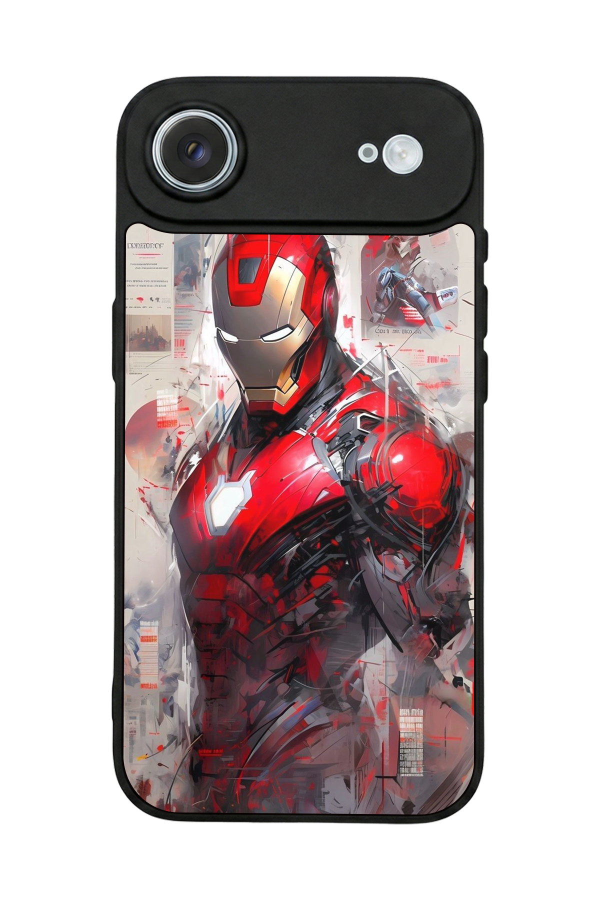 iPhone 17 Air Uyumlu Iron Man ( Demir Adam ) Tasarımlı Glossy Premium Kılıf