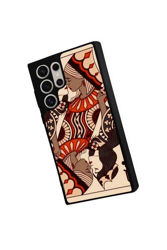 Samsung Galaxy S22 Ultra Uyumlu Kalp Love Tasarımlı Glossy Premium Kılıf