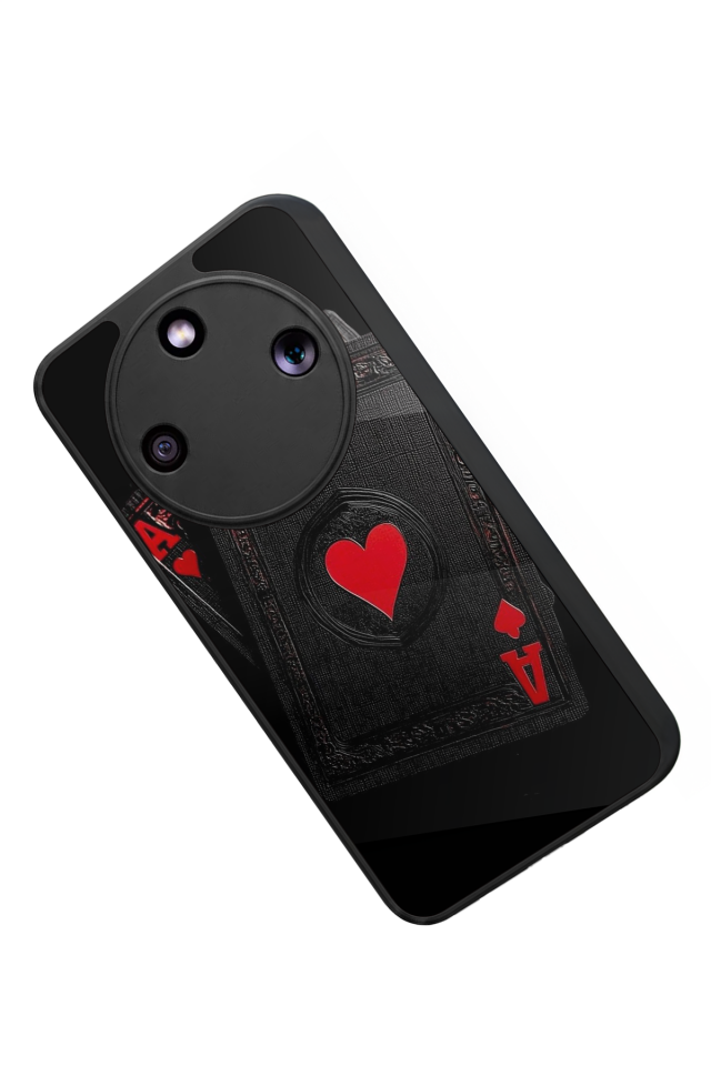 Honor Magic 8 Lite Uyumlu Kart Tasarımlı Glossy Premium Kılıf