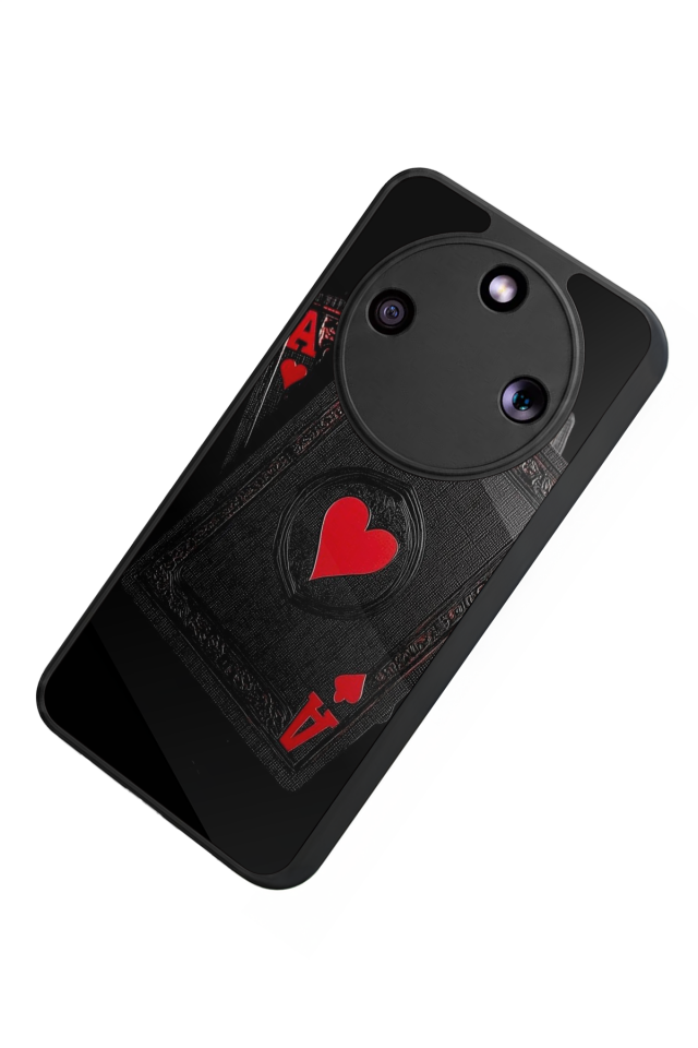 Honor Magic 8 Lite Uyumlu Kart Tasarımlı Glossy Premium Kılıf
