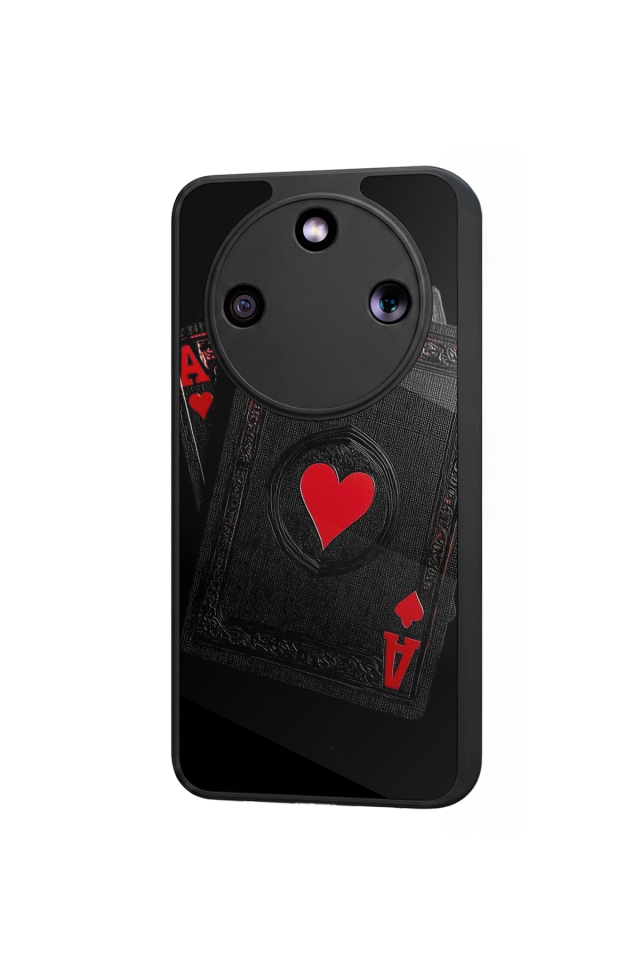Honor Magic 8 Lite Uyumlu Kart Tasarımlı Glossy Premium Kılıf