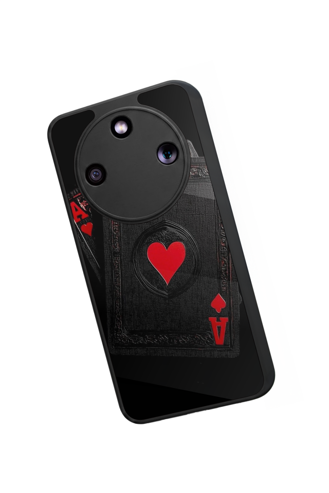 Honor Magic 8 Lite Uyumlu Kart Tasarımlı Glossy Premium Kılıf