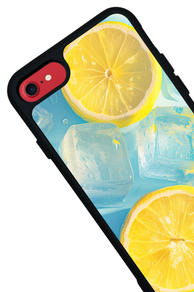 iPhone 8 Uyumlu Limon Tasarımlı Glossy Premium Kılıf