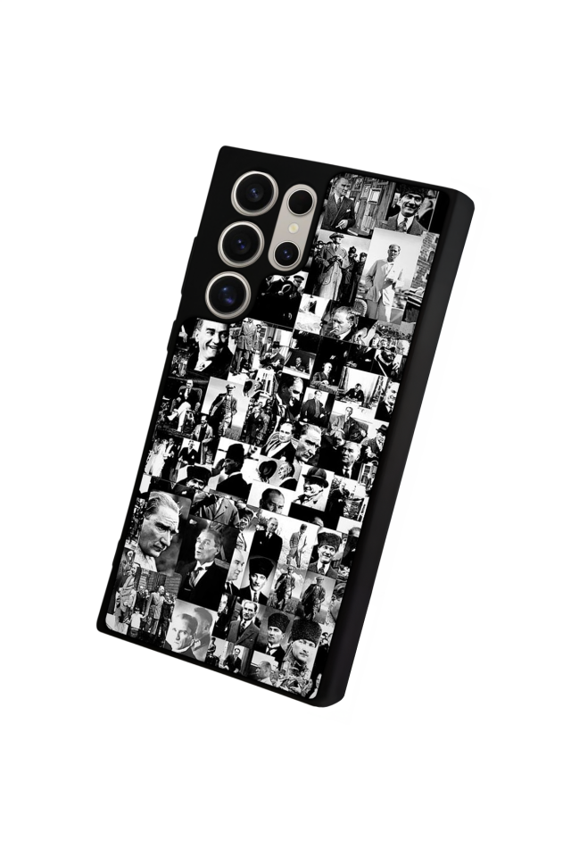 Samsung Galaxy S23 Ultra Uyumlu Mustafa Kemal Ataturk Tasarımlı Glossy Premium Kılıf