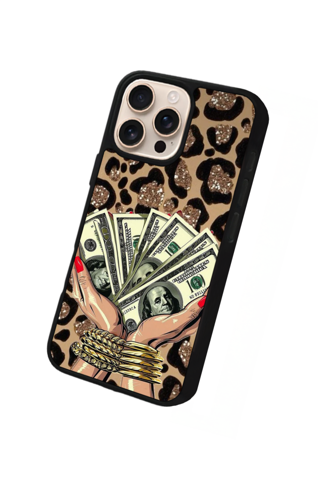 iPhone 15 Pro Max Uyumlu Para Tasarımlı Glossy Premium Kılıf