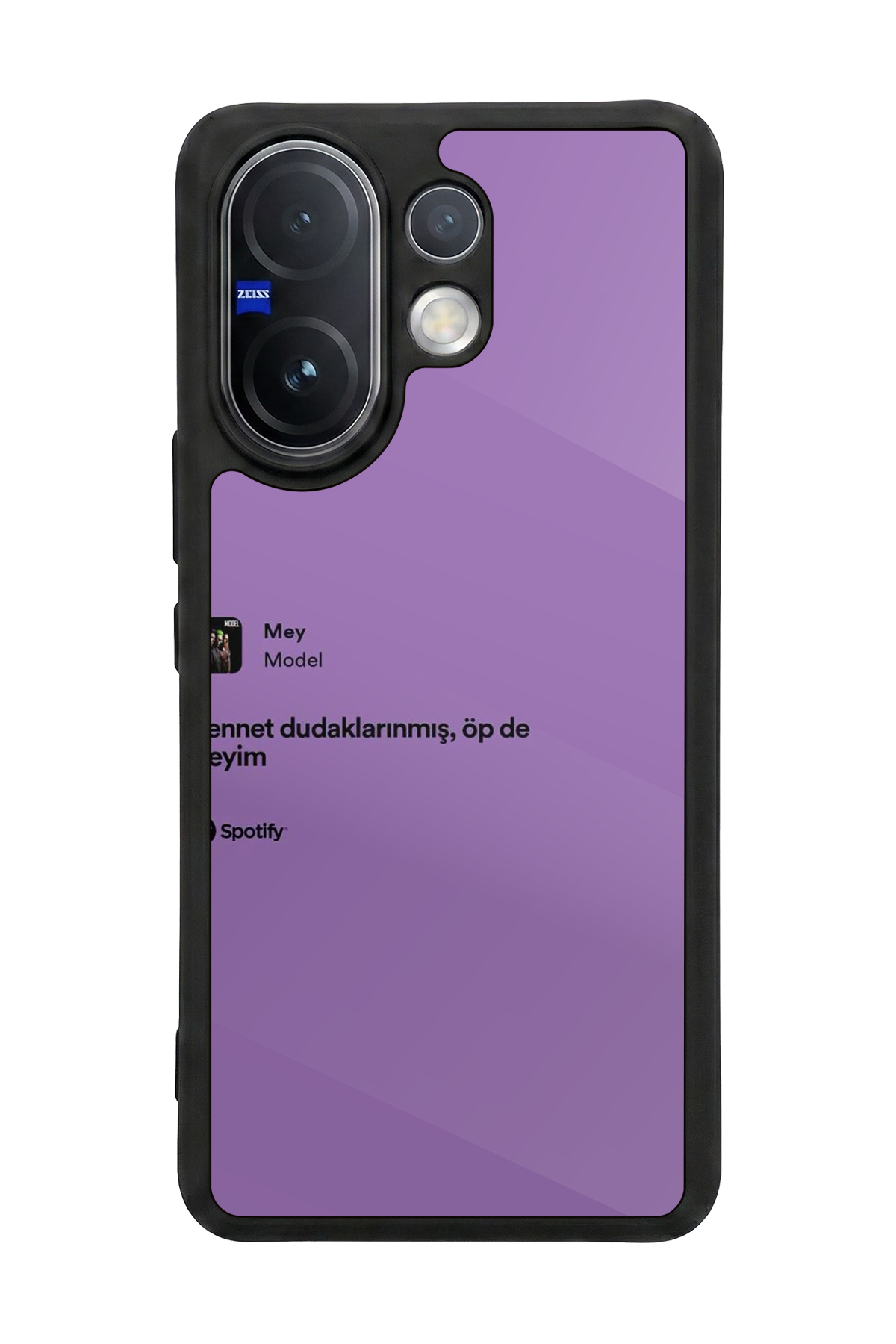 Vivo V60 Uyumlu Sarki Sozleri Tasarımlı Glossy Premium Kılıf