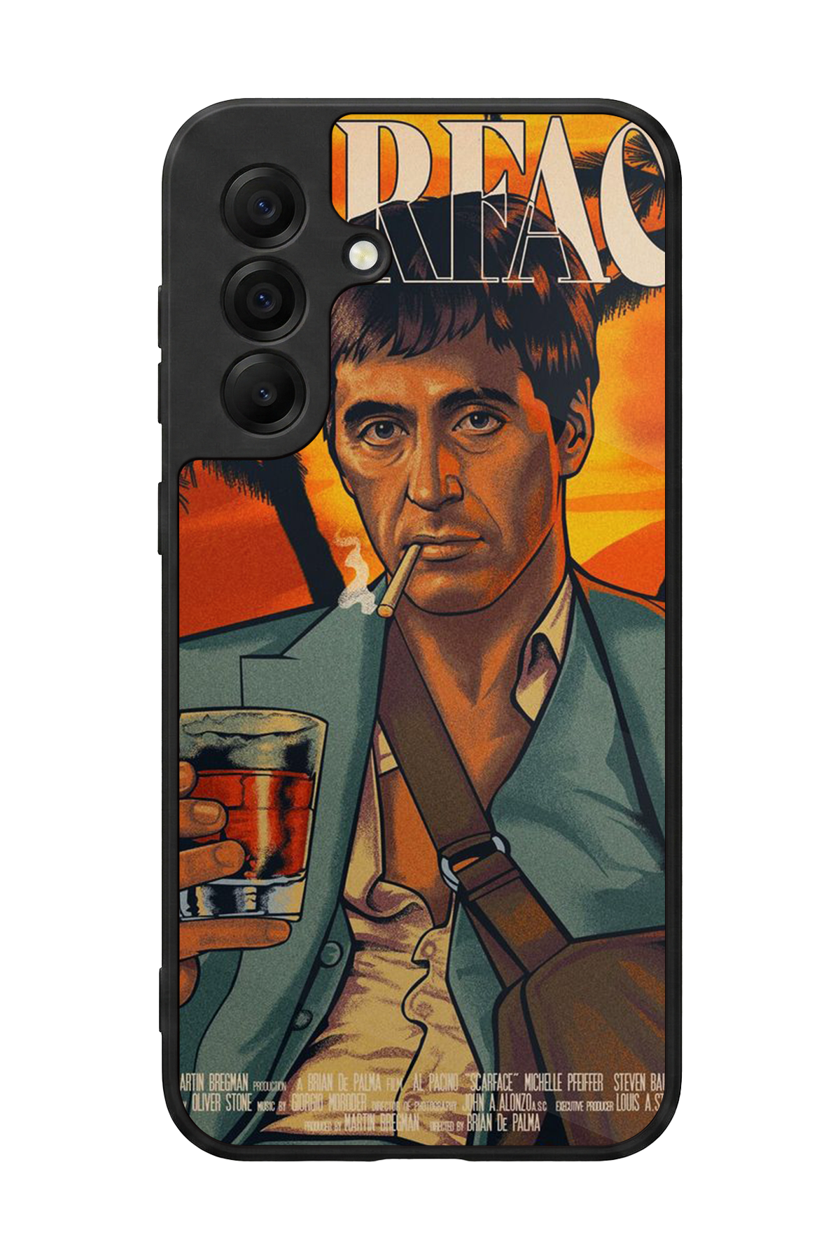 Samsung Galaxy A17 Uyumlu Scarface Tasarımlı Glossy Premium Kılıf