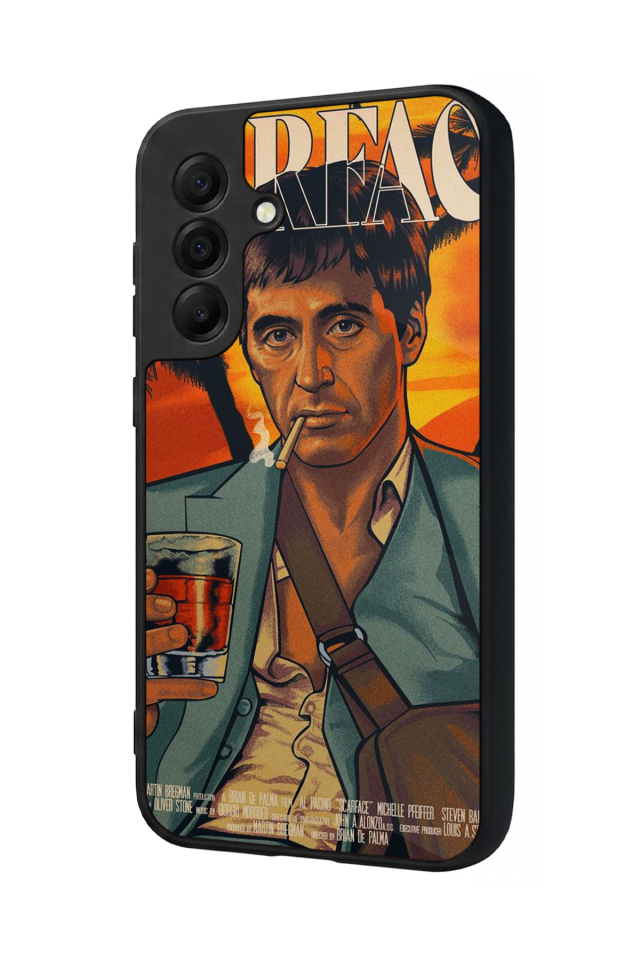 Samsung Galaxy A17 Uyumlu Scarface Tasarımlı Glossy Premium Kılıf