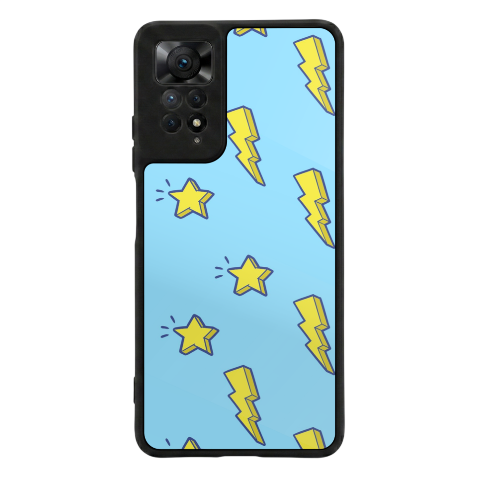 Xiaomi Redmi Note 11 Pro Uyumlu Simsek Tasarımlı Glossy Premium Kılıf
