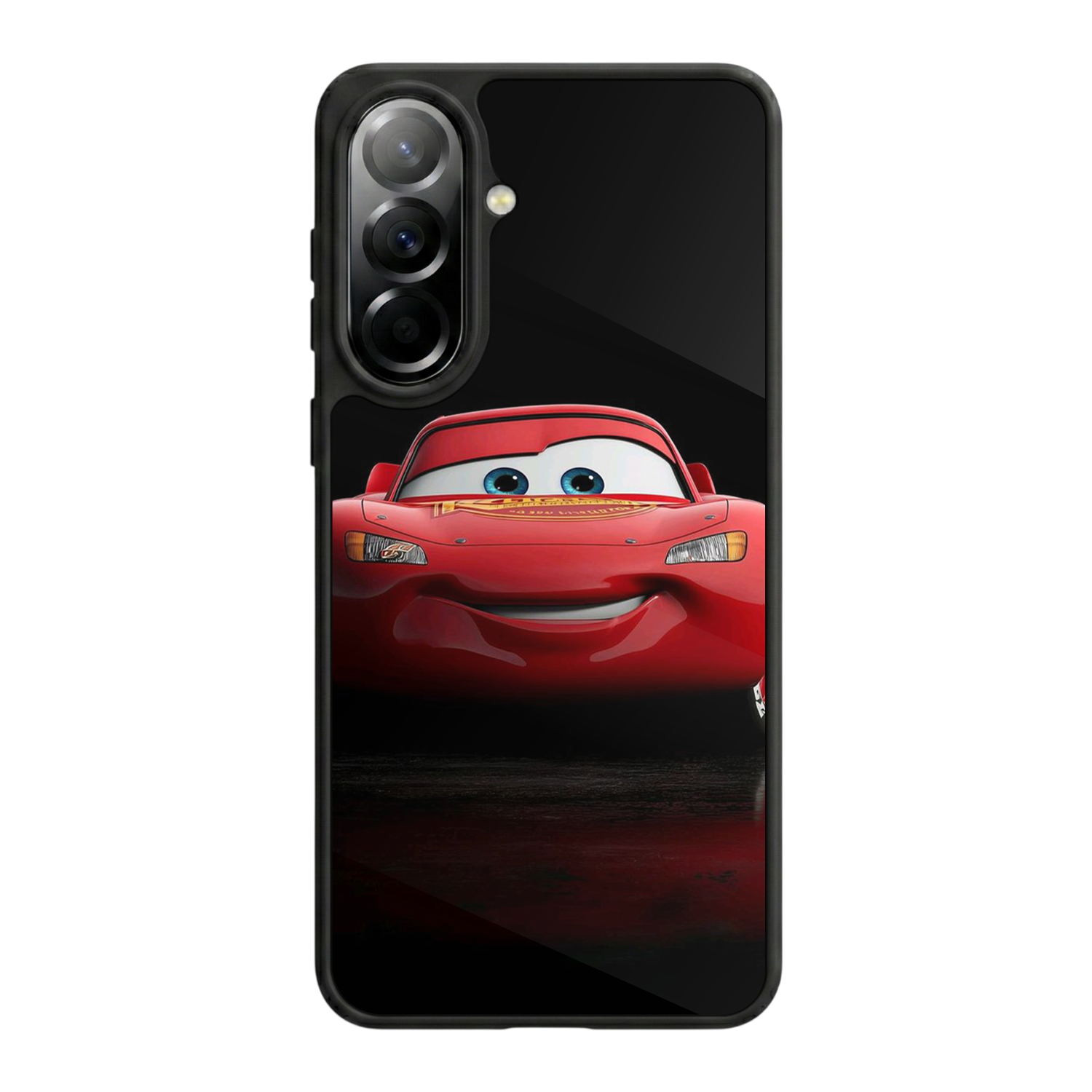 Samsung Galaxy A57 Uyumlu Şimsek McQueen Tasarımlı Glossy Premium Kılıf