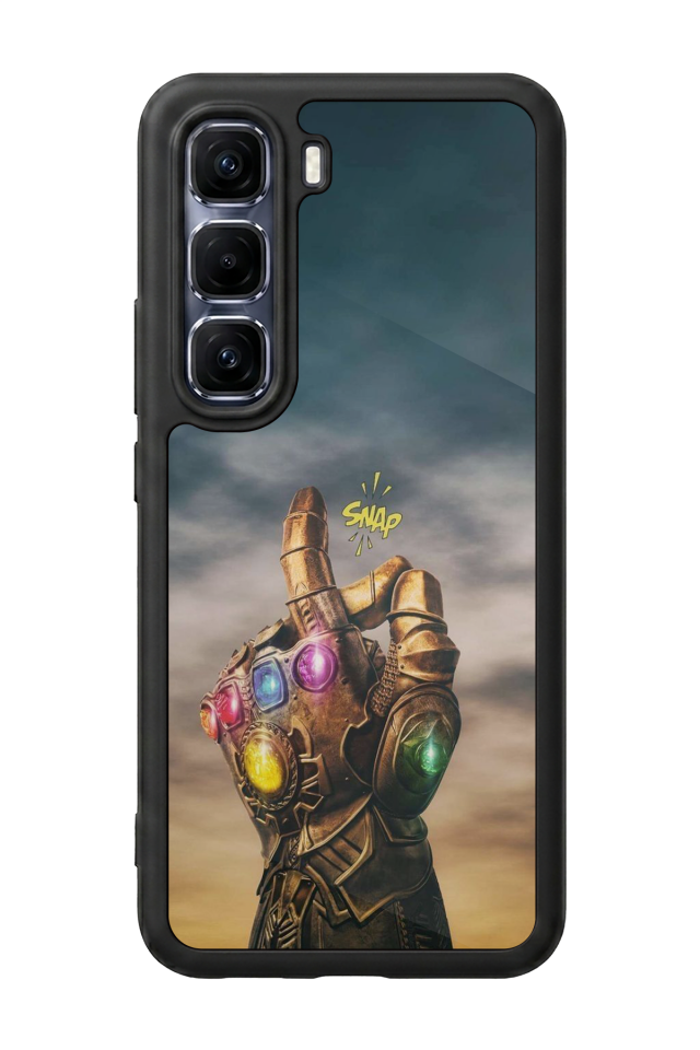 Infinix Hot 60 Pro Plus Uyumlu Thanos Tasarımlı Glossy Premium Kılıf