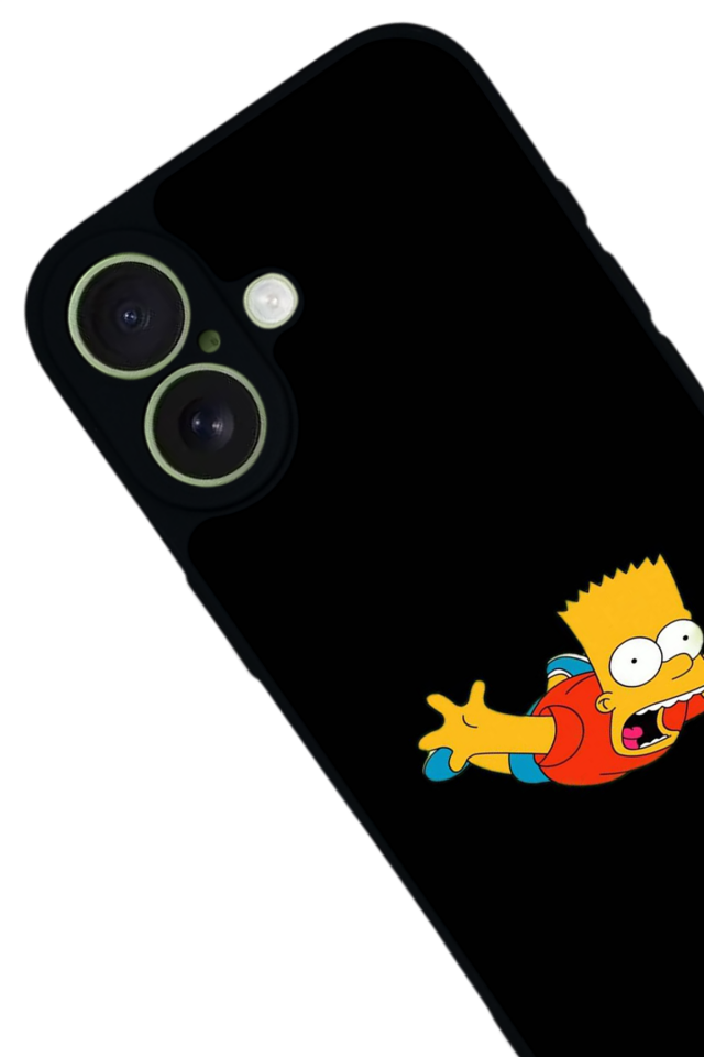 iPhone 17 Uyumlu The Simpsons Tasarımlı Glossy Premium Kılıf
