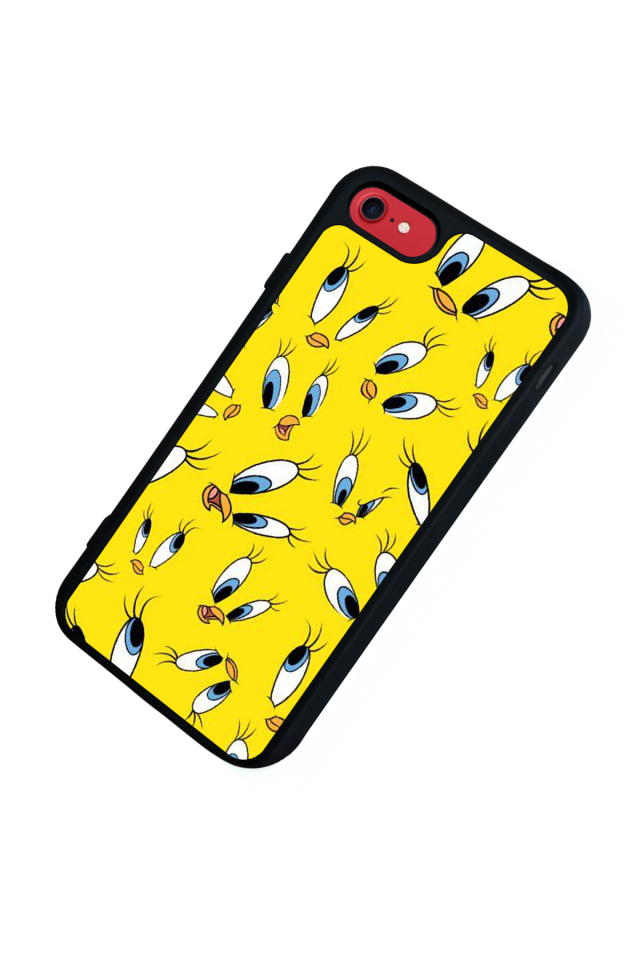 iPhone SE Uyumlu Tweety Tasarımlı Glossy Premium Kılıf