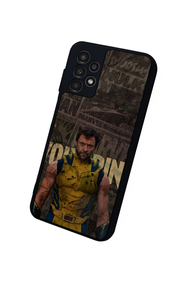 Samsung Galaxy A13 Uyumlu Wolverine Tasarımlı Glossy Premium Kılıf