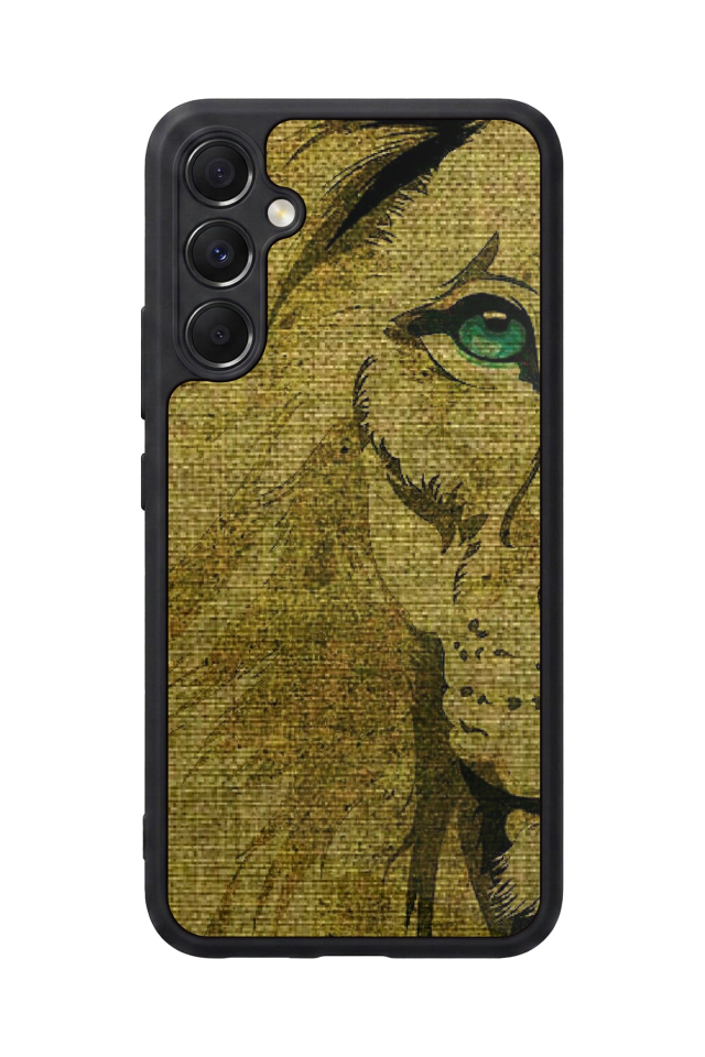 Samsung Galaxy M34 Uyumlu Aslan Tasarımlı Glossy Premium Kılıf
