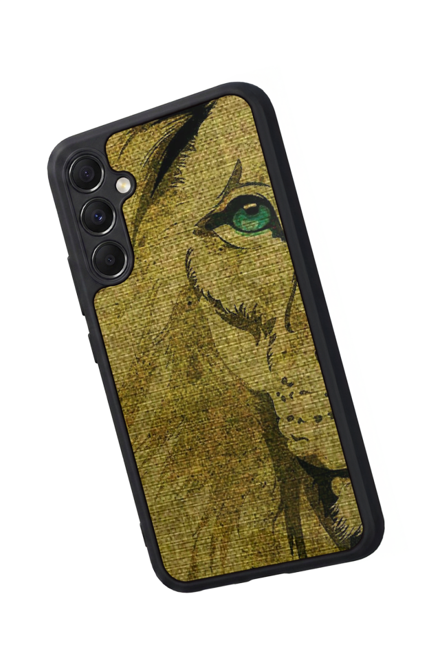 Samsung Galaxy M34 Uyumlu Aslan Tasarımlı Glossy Premium Kılıf