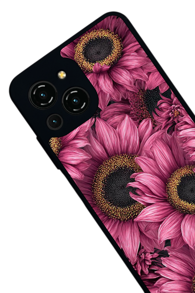 Reeder S23 Pro Max Uyumlu Cicek Tasarımlı Glossy Premium Kılıf