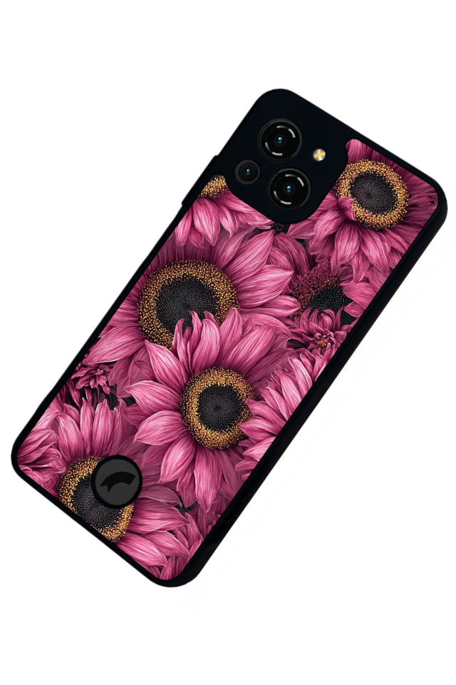 Reeder S23 Pro Max Uyumlu Cicek Tasarımlı Glossy Premium Kılıf