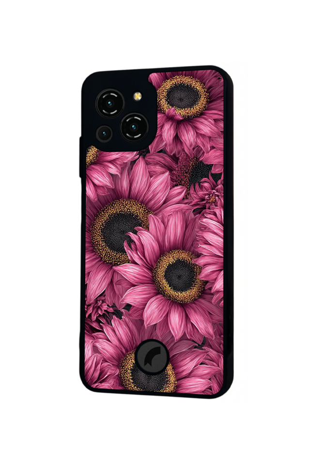 Reeder S23 Pro Max Uyumlu Cicek Tasarımlı Glossy Premium Kılıf