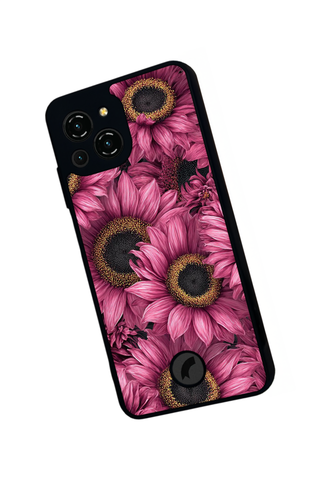 Reeder S23 Pro Max Uyumlu Cicek Tasarımlı Glossy Premium Kılıf