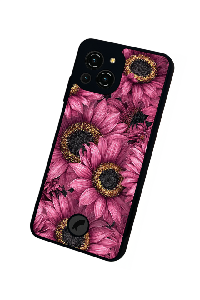 Reeder S23 Pro Max Uyumlu Cicek Tasarımlı Glossy Premium Kılıf