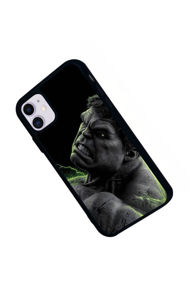 iPhone 11 Uyumlu Hulk Tasarımlı Glossy Premium Kılıf