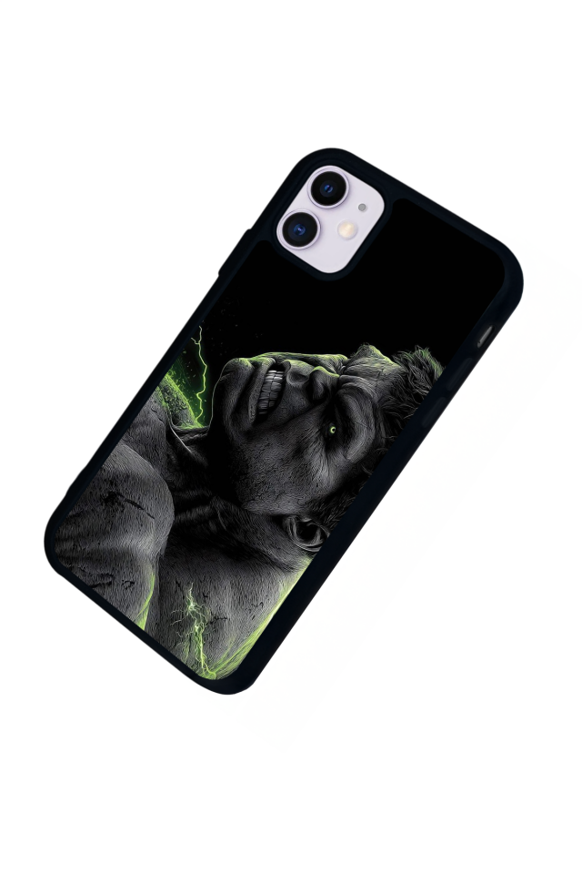 iPhone 11 Uyumlu Hulk Tasarımlı Glossy Premium Kılıf