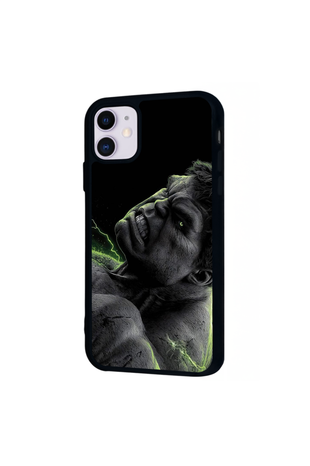 iPhone 11 Uyumlu Hulk Tasarımlı Glossy Premium Kılıf