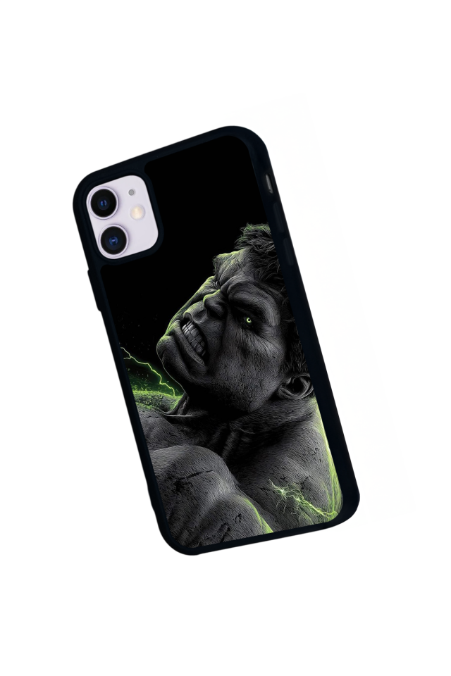 iPhone 11 Uyumlu Hulk Tasarımlı Glossy Premium Kılıf