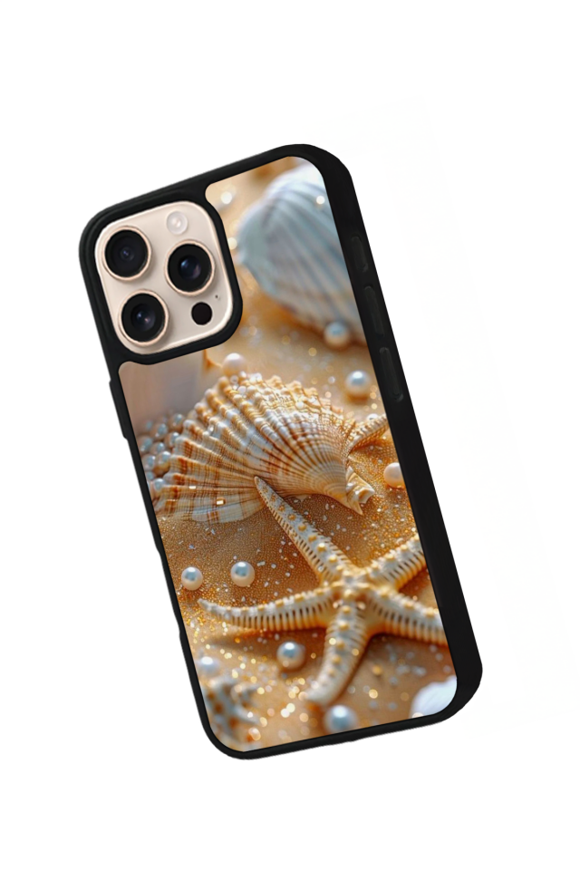 iPhone 14 Pro Max Uyumlu  İnci Tasarımlı Glossy Premium Kılıf