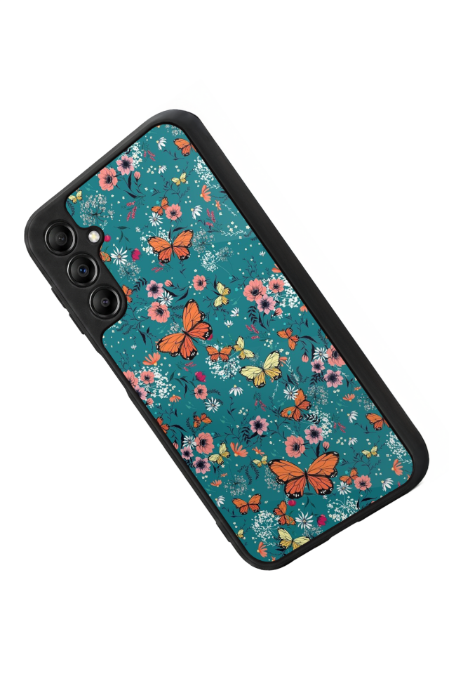 Samsung Galaxy A14 Uyumlu Kelebek Tasarımlı Glossy Premium Kılıf