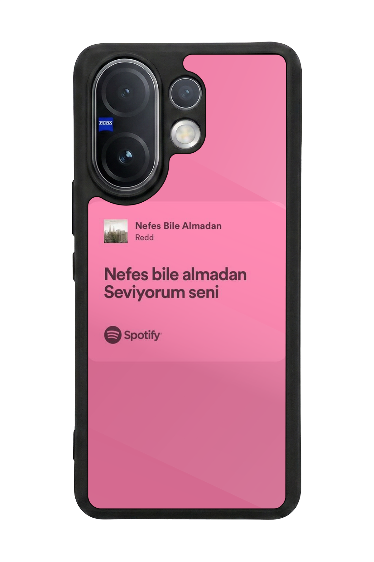 Vivo V60 Uyumlu Sarki Sozleri Tasarımlı Glossy Premium Kılıf
