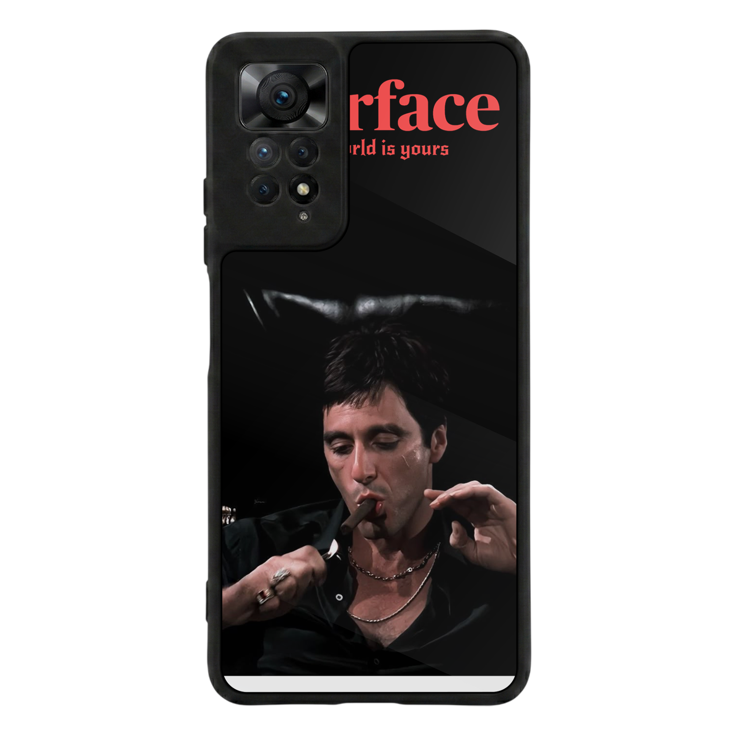 Xiaomi Redmi Note 11 Pro Uyumlu Scarface Tasarımlı Glossy Premium Kılıf