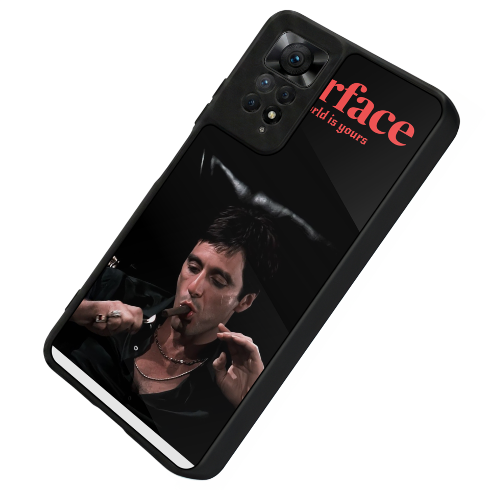 Xiaomi Redmi Note 11 Pro Uyumlu Scarface Tasarımlı Glossy Premium Kılıf