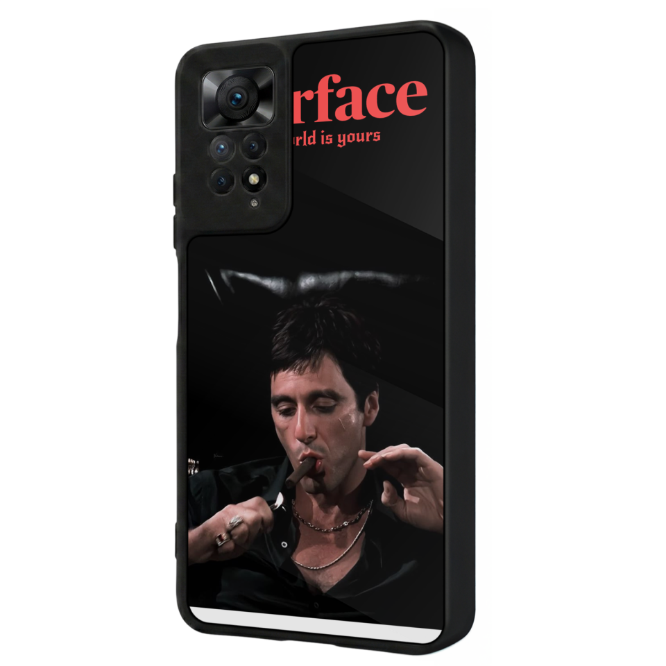 Xiaomi Redmi Note 11 Pro Uyumlu Scarface Tasarımlı Glossy Premium Kılıf