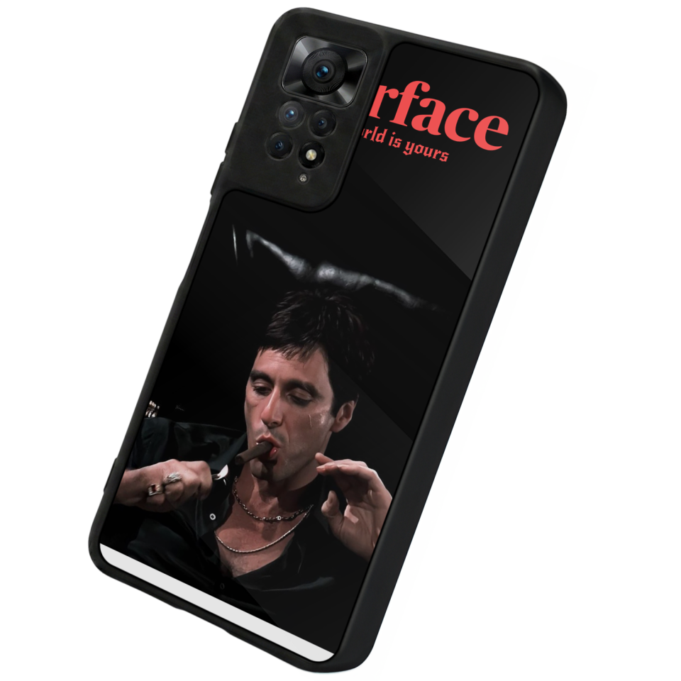 Xiaomi Redmi Note 11 Pro Uyumlu Scarface Tasarımlı Glossy Premium Kılıf