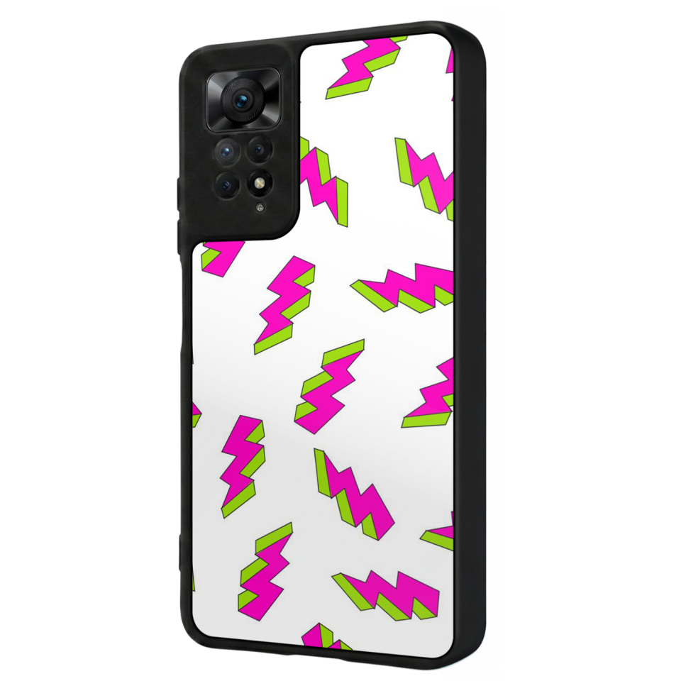 Xiaomi Redmi Note 11 Pro Uyumlu Simsek Tasarımlı Glossy Premium Kılıf