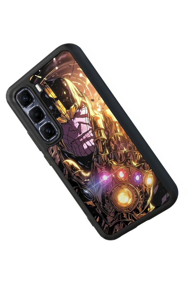 Infinix Hot 60 Pro Plus Uyumlu Thanos Tasarımlı Glossy Premium Kılıf