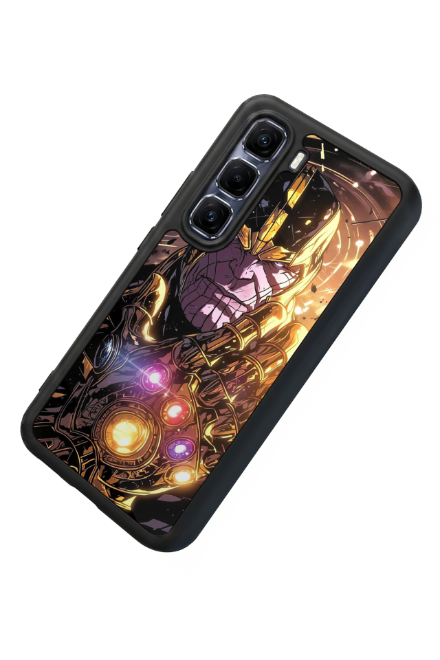 Infinix Hot 60 Pro Plus Uyumlu Thanos Tasarımlı Glossy Premium Kılıf