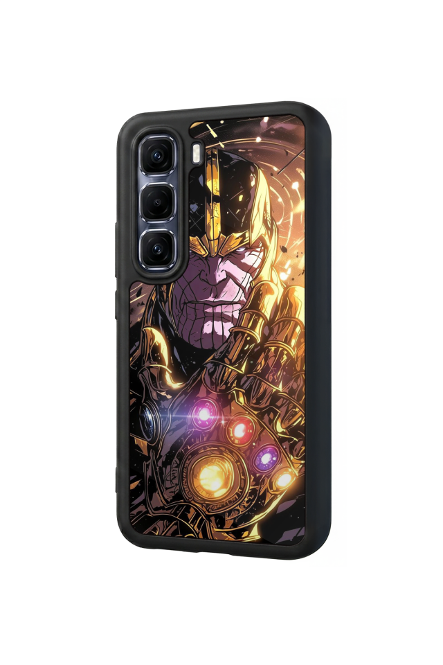 Infinix Hot 60 Pro Plus Uyumlu Thanos Tasarımlı Glossy Premium Kılıf