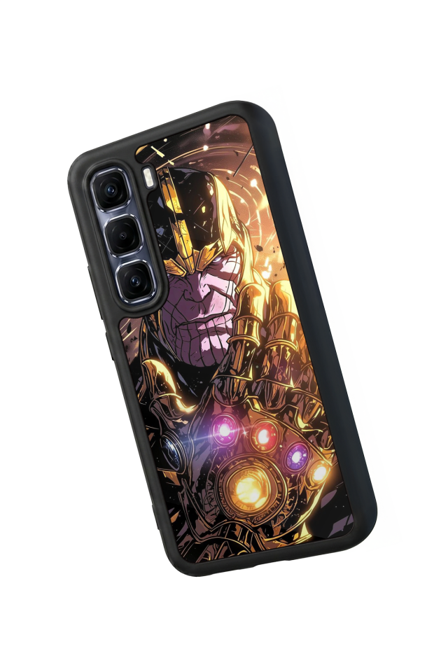 Infinix Hot 60 Pro Plus Uyumlu Thanos Tasarımlı Glossy Premium Kılıf