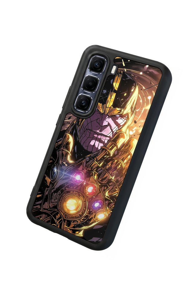 Infinix Hot 60 Pro Plus Uyumlu Thanos Tasarımlı Glossy Premium Kılıf