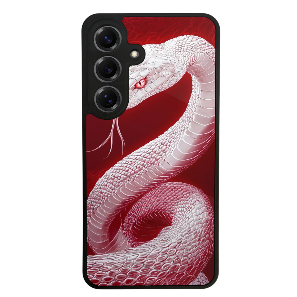 Samsung Galaxy S25 Uyumlu Yılan Tasarımlı Glossy Premium Kılıf