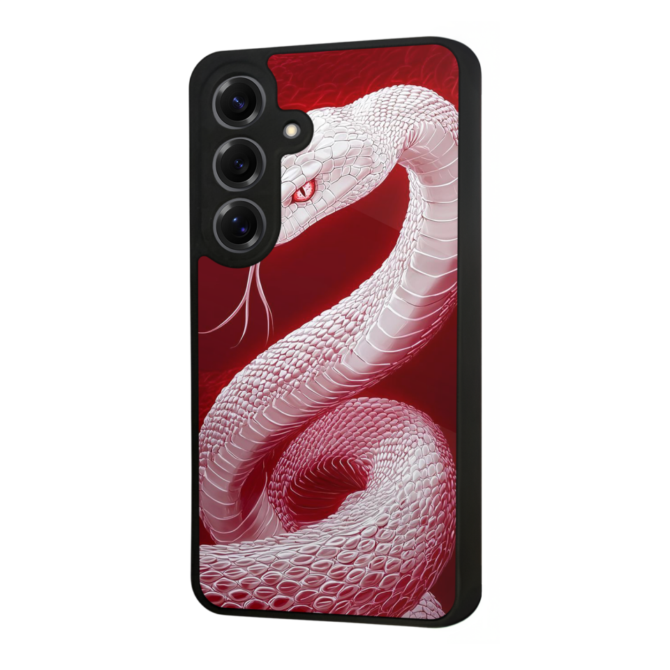 Samsung Galaxy S25 Uyumlu Yılan Tasarımlı Glossy Premium Kılıf