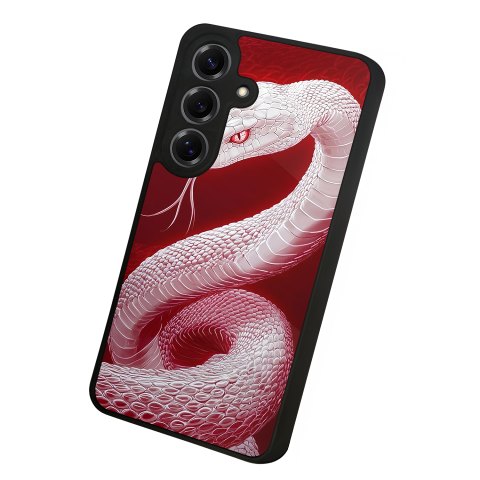 Samsung Galaxy S25 Uyumlu Yılan Tasarımlı Glossy Premium Kılıf