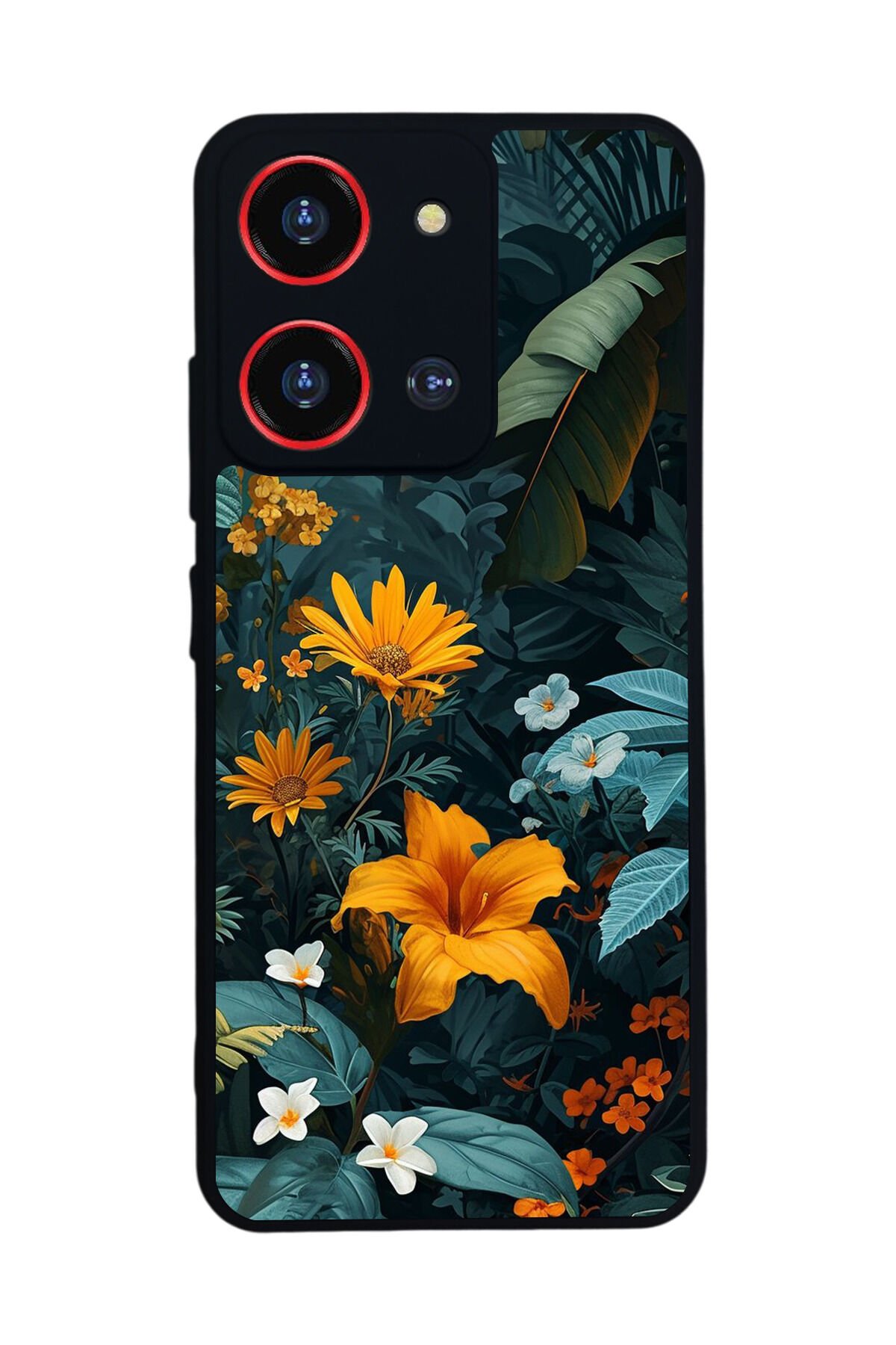 Reeder S19 Max Pro S 108MP Uyumlu Botanik Tasarımlı Glossy Premium Kılıf