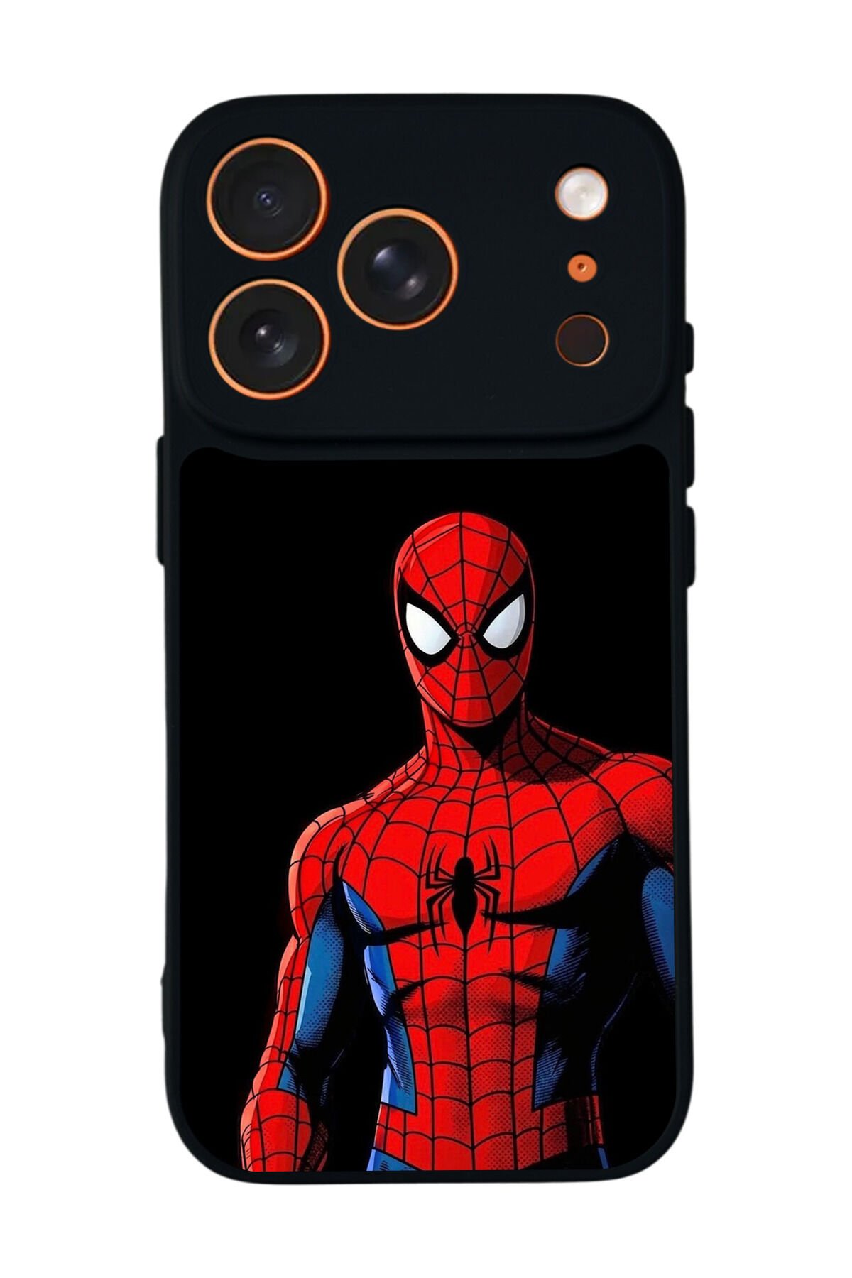 iPhone 17 Pro Max Uyumlu Spider Man ( Örümcek Adam ) Tasarımlı Glossy Premium Kılıf